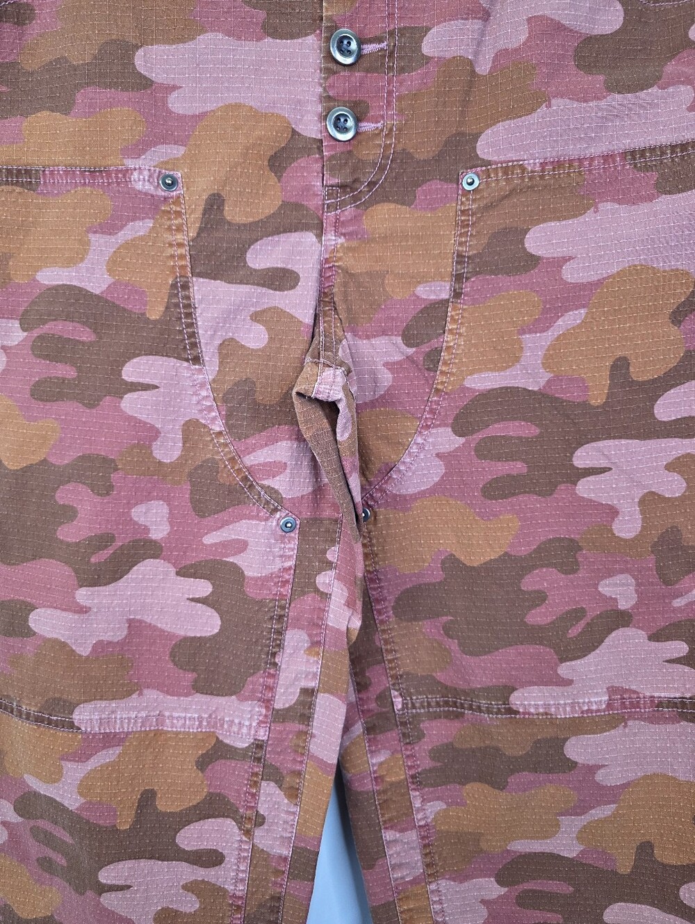 Sundance Catalog Quincy Ripstop Size 12 Camoflauge Pants Multicolor Lightweight - Picture 7 of 13
